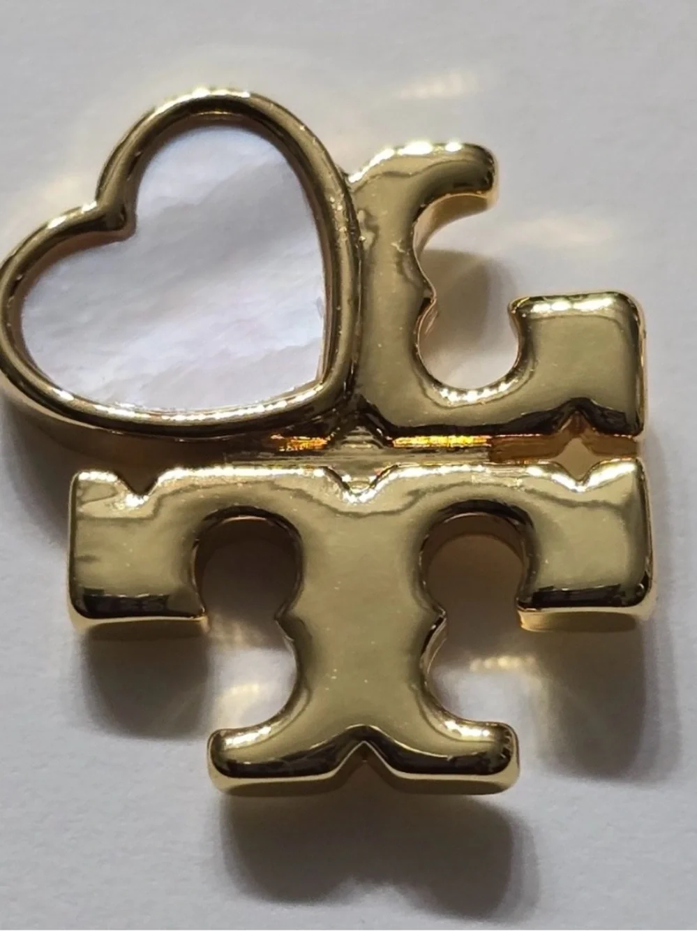 NWOT Tory Burch Kira Heart stud earrings